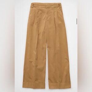 American Eagle Outfitters Women's Tan Wide Leg Pants